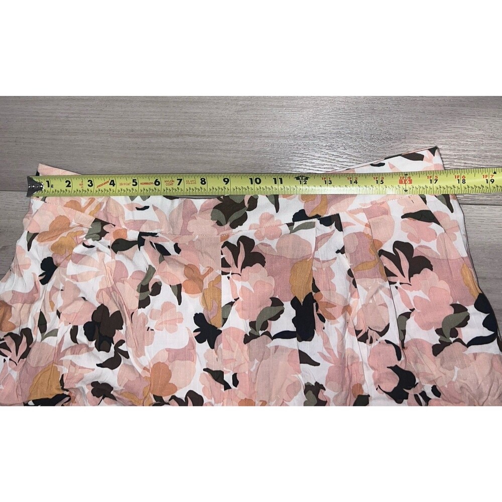 NEW Petal & Pup Lessie Pants in Blush Size 12 High Waist Wide Leg Rayon Floral - Picture 4 of 11